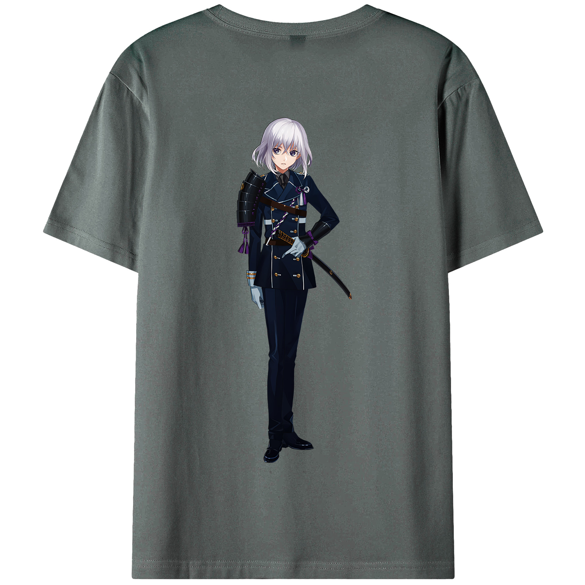 （画像用） 刀剣乱舞 Touken Ranbu 綿100％半袖Tシャツ（背面プリント）